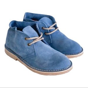 NEW Roamers Chukka Boots Men’s 6 Blue Suede Spain Ankle Classic Timeless Neutral